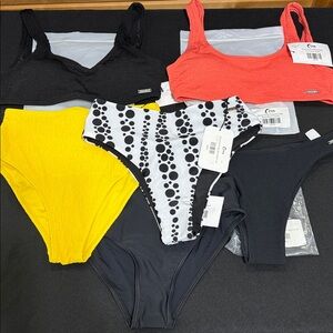 6 Pieces Swim Bundle All NWT Size Med.